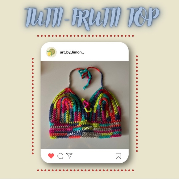 Tops - Tutti-frutti Crochet Top